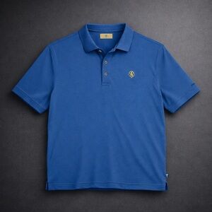 Tommy Bahama Blue Performance Polo Shirt XL Modal Blend Golf Resort